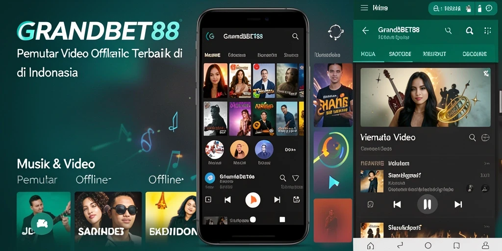 Tampilan antarmuka GRANDBET88 untuk pemutar video offline yang praktis dan mudah digunakan.