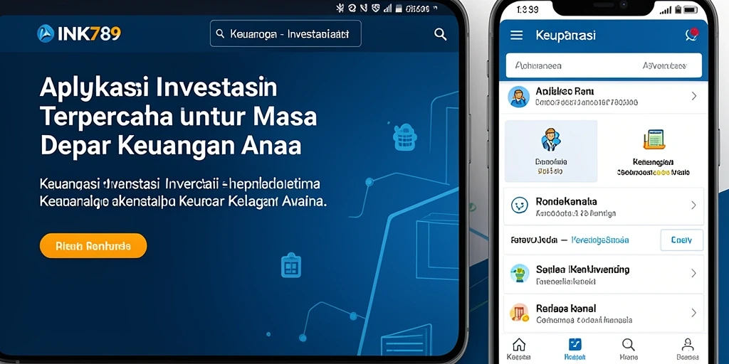 Tampilan antarmuka aplikasi INK789 yang modern dan fungsional.