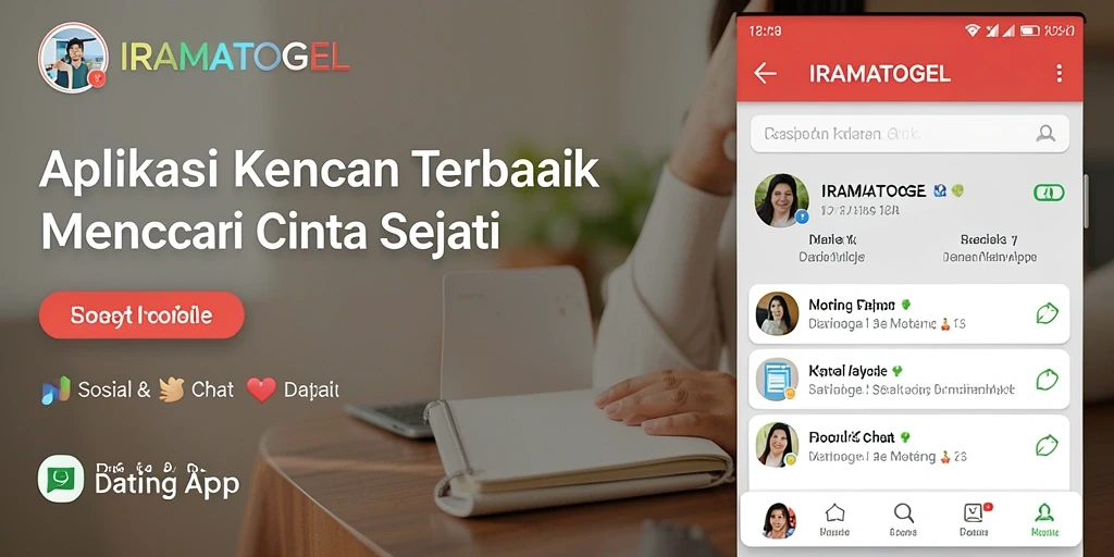 Tampilan antarmuka aplikasi IRAMATOGEL yang user-friendly dan menarik.