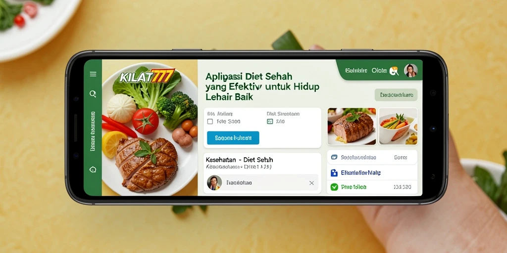 Antarmuka KILAT777 yang ramah pengguna untuk Diet Sehat.