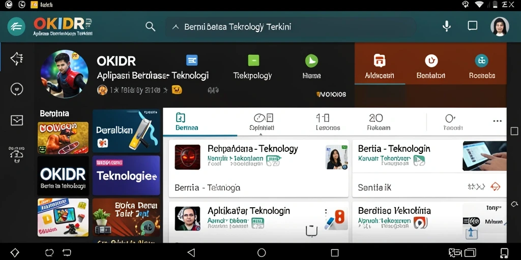 Screenshot utama OKIDR menampilkan antarmuka yang intuitif dan informatif.