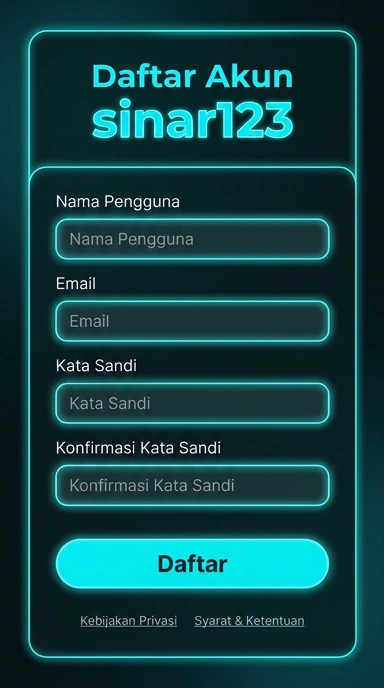 Panduan Registrasi Akun sinar123 untuk Pengguna Baru