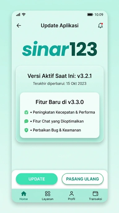 Riwayat Versi Sinar123 untuk Pengguna Android